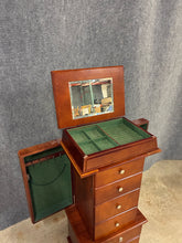 Load image into Gallery viewer, Traditional Wood Jewelry Storage Armoire