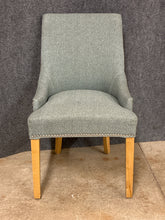 Load image into Gallery viewer, Sage Green Upholstered Accent Chair With Nailhead Trim