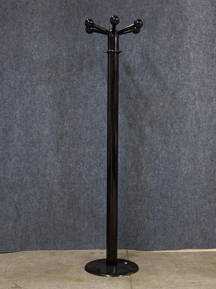 Black Metal Modern Tree/Coat Rack
