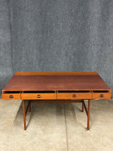 Load image into Gallery viewer, Danish Modern Teak Flip-Top Desk by Peter Løvig Nielsen