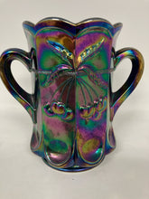 Load image into Gallery viewer, Purple Glass Iridescent Vase