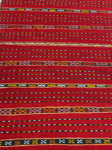 Handwoven Flatweave Tribal Kilim Rug