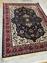 Load image into Gallery viewer, Traditional Persian-Style Floral Area Rug