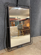 Load image into Gallery viewer, Black Metal Framed Mirror