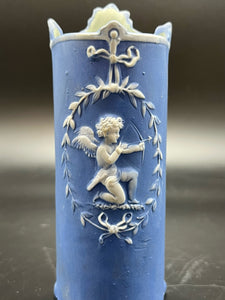 Wedgwood Blue Jasperware Porcelain Vase