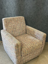 Load image into Gallery viewer, Jonathan Louis Textured Fabric Swivel Chair