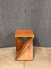 Load image into Gallery viewer, Rustic Modern Geometric End Table