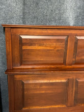 Load image into Gallery viewer, Solid Cherry Paneled King Bed Frame