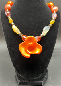 Sterling Silver Beaded Necklace