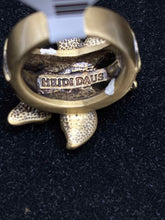 Load image into Gallery viewer, Heidi Daus Crystal Goldtone Ring