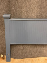 Load image into Gallery viewer, Painted Blue Full Size Headboard with Metal Frame