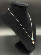 Load image into Gallery viewer, Sterling Silver Pearl Necklace
