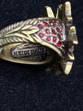 Load image into Gallery viewer, Heidi Daus Crystal Goldtone Ring