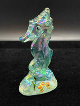 Load image into Gallery viewer, Fenton Glass Vintage Iridescent Aqua 1 Piece Figurine