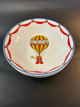 Load image into Gallery viewer, Tiffany &amp; Co Blue Trim Ceramic 3 Piece White Print Bowls