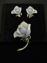 Load image into Gallery viewer, 2 Piece Pierced Lavender Jewelry set