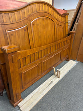 Load image into Gallery viewer, Mission-Style King Panel Bed Frame