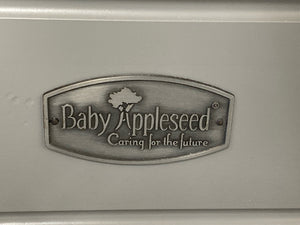 Baby Appleseed Convertible Crib to Full Size Bed Frame in Gray
