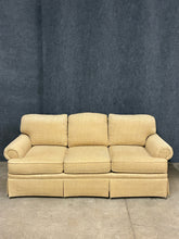 Load image into Gallery viewer, Sherrill Sofa with Rolled Arms &amp; Skirted Base