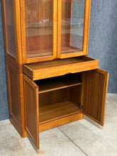 Load image into Gallery viewer, Mid-Century Modern Teak Display Cabinet with Glass Shelves