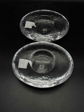 Load image into Gallery viewer, 2 Piece Simon Pearce Glass Clear Candle/Candleholder