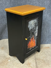 Load image into Gallery viewer, 2-Tone Accent Cabinet with Woodland Scene