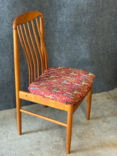 Load image into Gallery viewer, Vintage Skovby Danish Modern Teak Extension Dining Table with Leaf &amp; 4 Chairs
