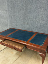 Load image into Gallery viewer, Kimball International Traditional Mahogany Leather-Top Writing Desk