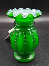 Load image into Gallery viewer, Emerald Fenton Glass Vintage Vase