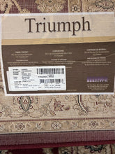 Load image into Gallery viewer, Triumph Burgundy Floral Runner Rug