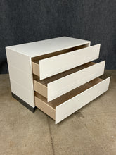 Load image into Gallery viewer, Modern Chic White Three Drawer Chest