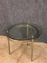 Load image into Gallery viewer, Contemporary Glass Top Accent Table