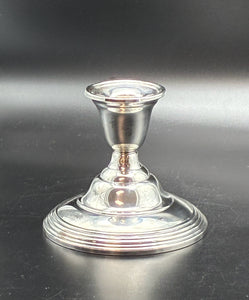 2 Piece WM Rogers Sterling Silver Candle/Candleholder