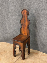 Load image into Gallery viewer, Primitive Pine Child's Chair with Wheat Motif