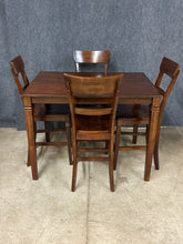 Load image into Gallery viewer, Contemporary Counter Height Dining Set With 4 Chairs
