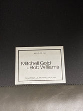 Load image into Gallery viewer, Mitchell Gold + Bob Williams "Cara Tall Chair" in Grey Leather