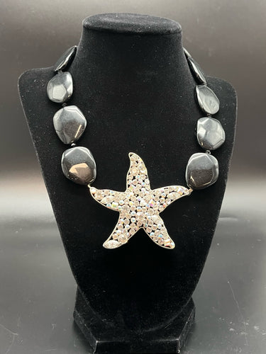 Jojo Beaded Rhinestone Necklace