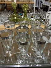 Load image into Gallery viewer, Set of 8 Vintage Silver Rim Glasses