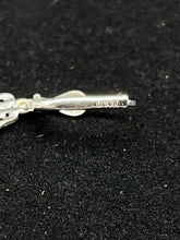 Load image into Gallery viewer, 2 Piece White Gold Pierced Earrings