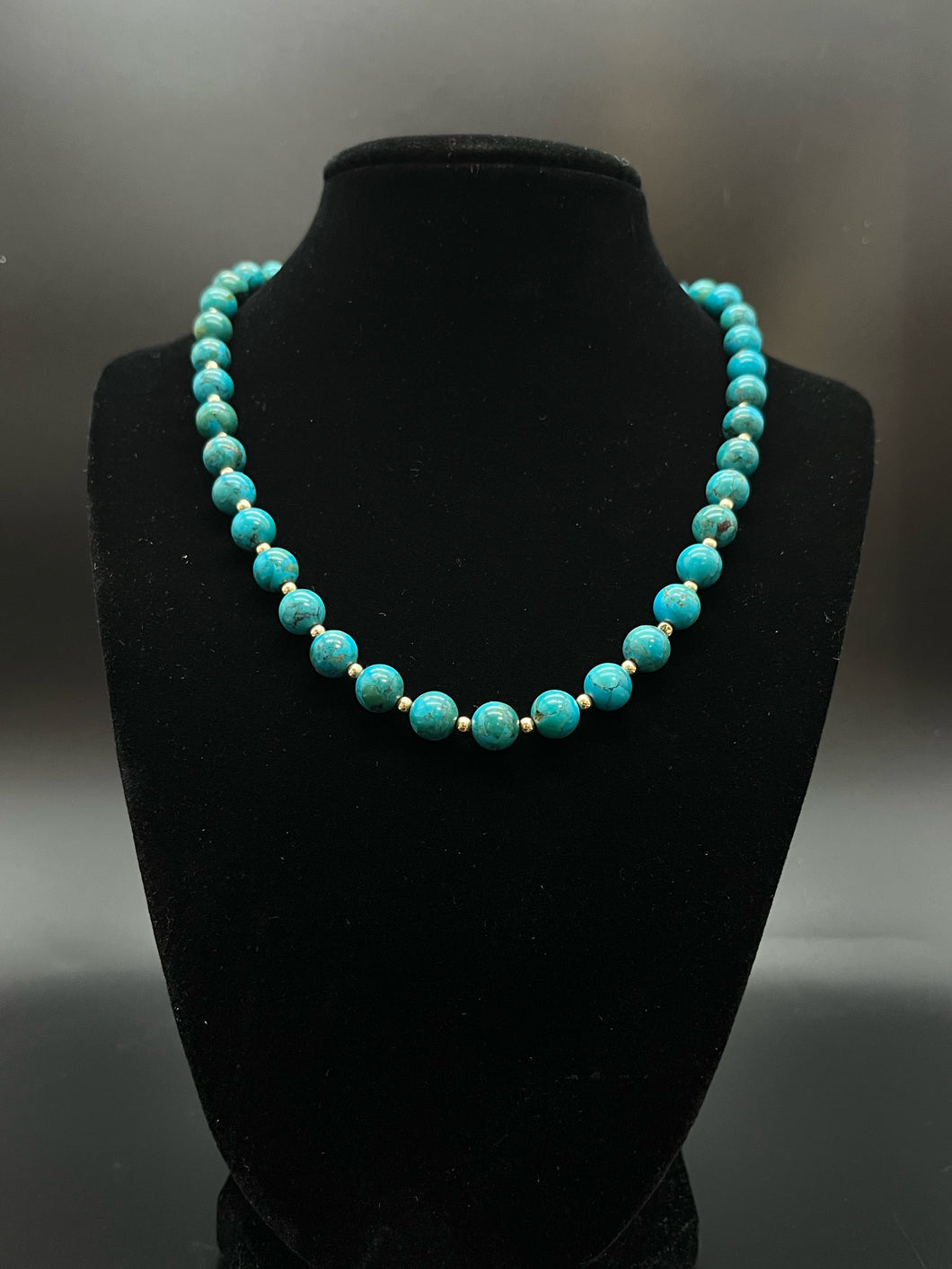 Gold Turquoise Necklace
