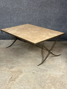 Gilt Iron Coffee Table by Barbara Barry