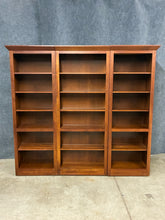 Load image into Gallery viewer, Ethan Allen Cherry American Impressions Display Triple Bookcase