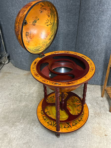 Vintage Italian Style Globe Bar Cabinet
