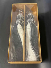 Load image into Gallery viewer, Mackenzie-Childs Fabric Striped Black Misc.