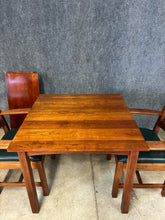 Load image into Gallery viewer, Stickley Mission Style Dining Table with 2 Armchairs &amp; 2 Leaves