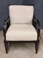 Load image into Gallery viewer, Carved Scroll Arm Accent Chair