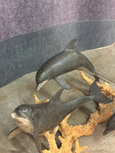 Load image into Gallery viewer, Wyland Signed Limited Edition Glass-Top Dolphin Coffee Table