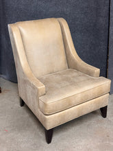 Load image into Gallery viewer, Ethan Allen "Emerson" Gold Pebbled Upholstered Chair