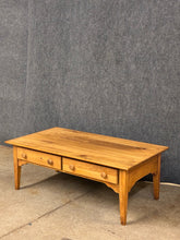 Load image into Gallery viewer, Pine Coffee Table with Drawers