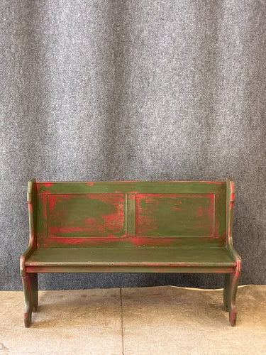 Primitive Painted Bench